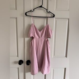 Abercrombie & Fitch cutout lavender dress M